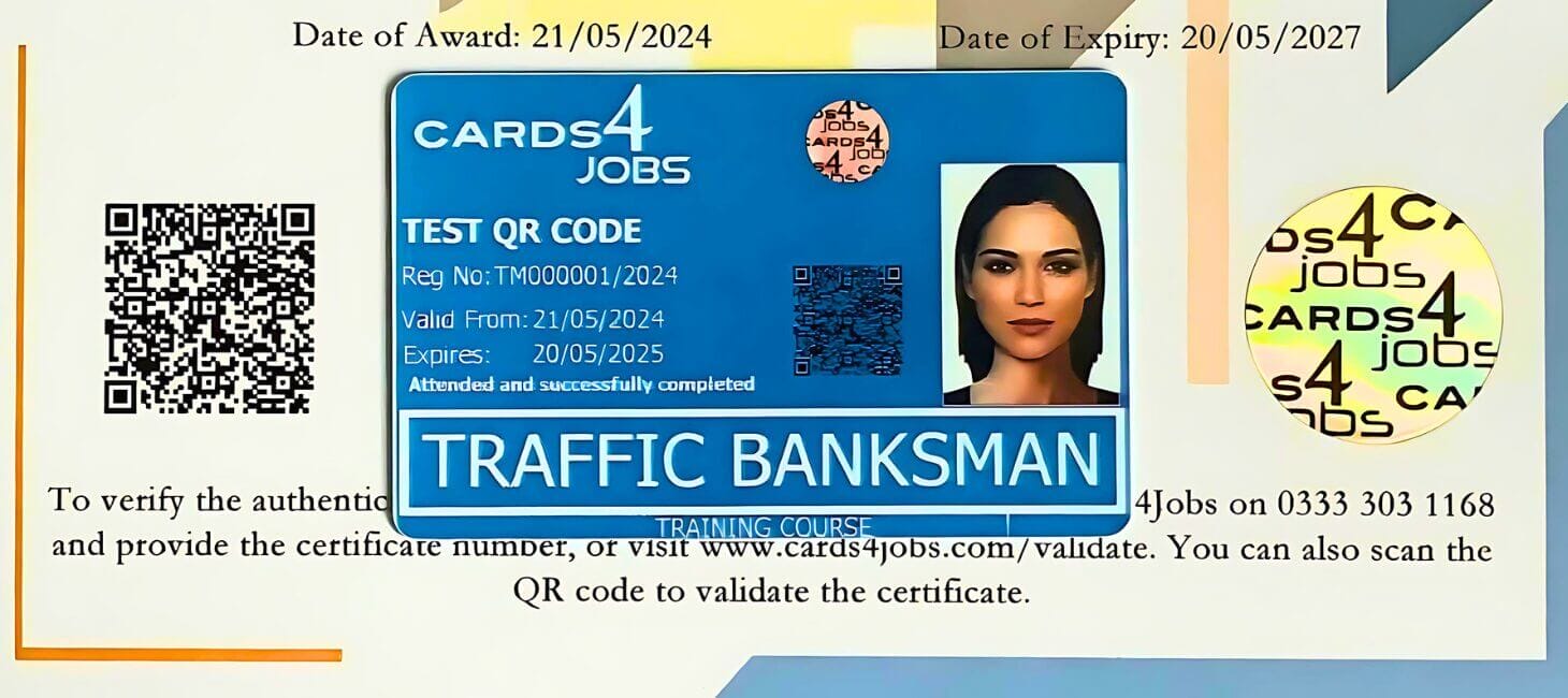 New QR code card Cards4jobs