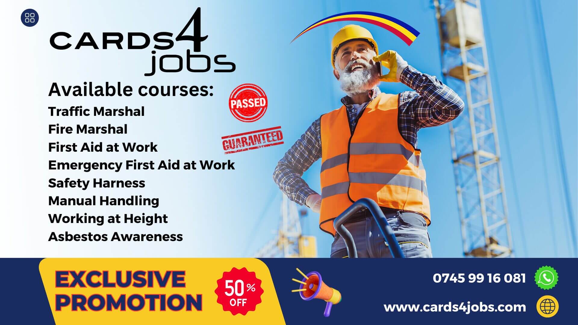 Refresh Your Knowledge with Cards4Jobs! 🚀 1 Traffic Marshall Offer May 2024